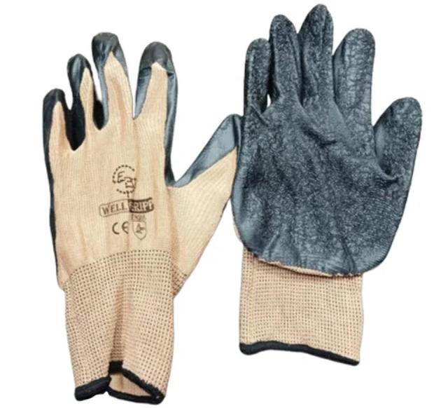 Crinkle Latex Coated Glove